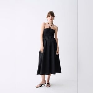 Black Halter Dress